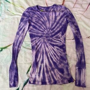 Purple Tiedye long sleeve